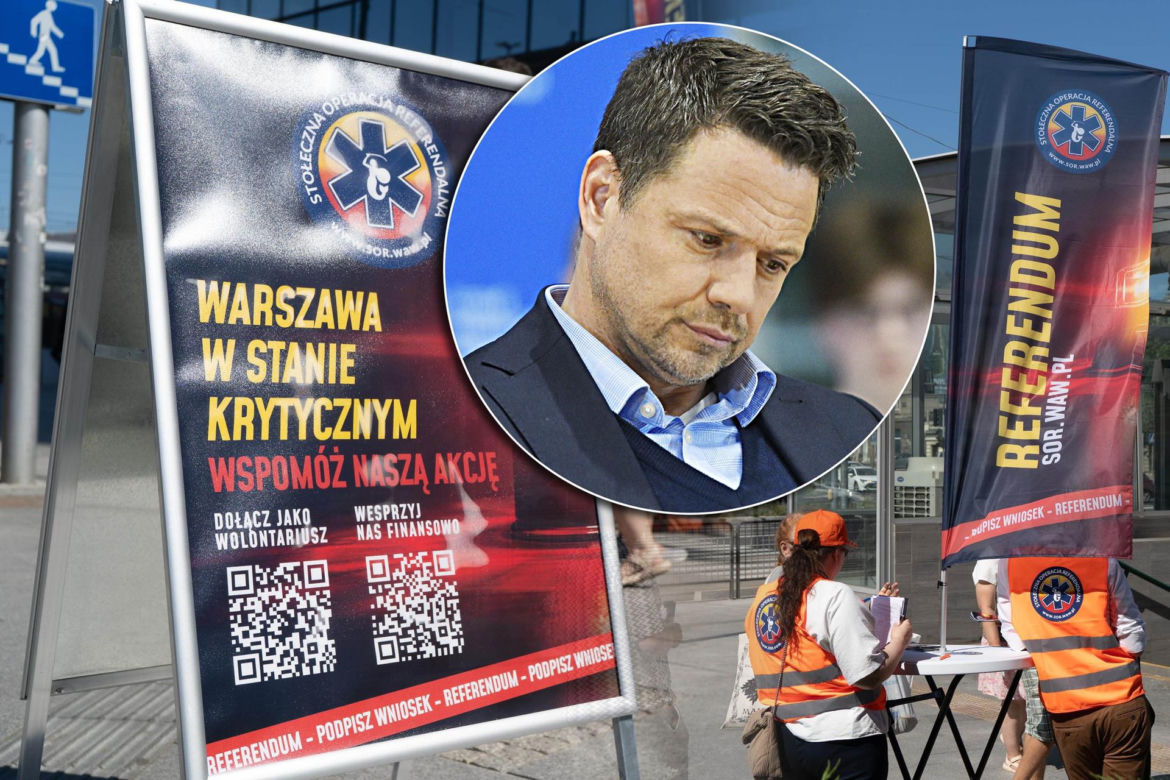 Referendum przeciw Trzaskowskiemu ruszyło. Jedni podpisują, inni mówią: „To kompletna bzdura”