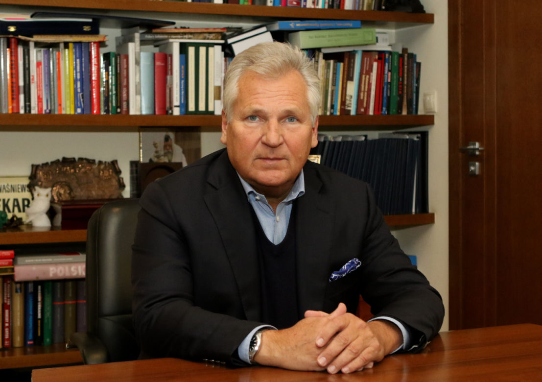 Aleksander Kwaśniewski, 2018r.