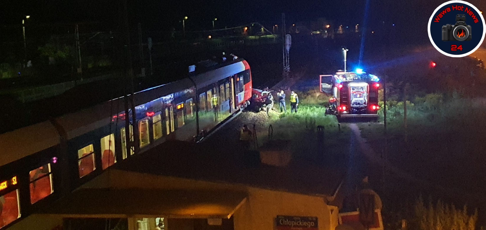 Wypadek na przejeździe Olszynka Grochowska