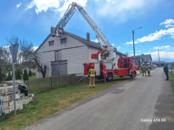 Wyjeżdżali do wypadków, pożarów i usuwania skutków wichury. Łukowscy strażacy interweniowali 69 razy w ciągu tygodnia