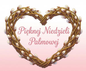 Kartka na Niedzielę Palmową