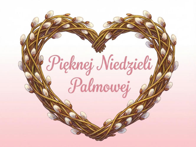 Kartka na Niedzielę Palmową