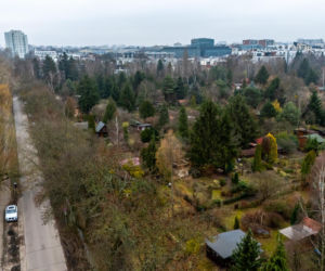 Przyszła trasa tramwaju wzdłuż Pola Mokotowskiego w Warszawie