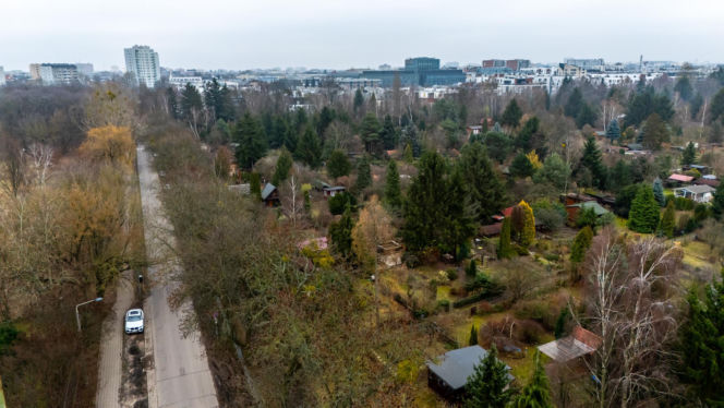 Przyszła trasa tramwaju wzdłuż Pola Mokotowskiego w Warszawie