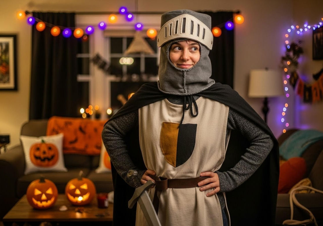 Za co się przebrać na Hallowen? Rycerz