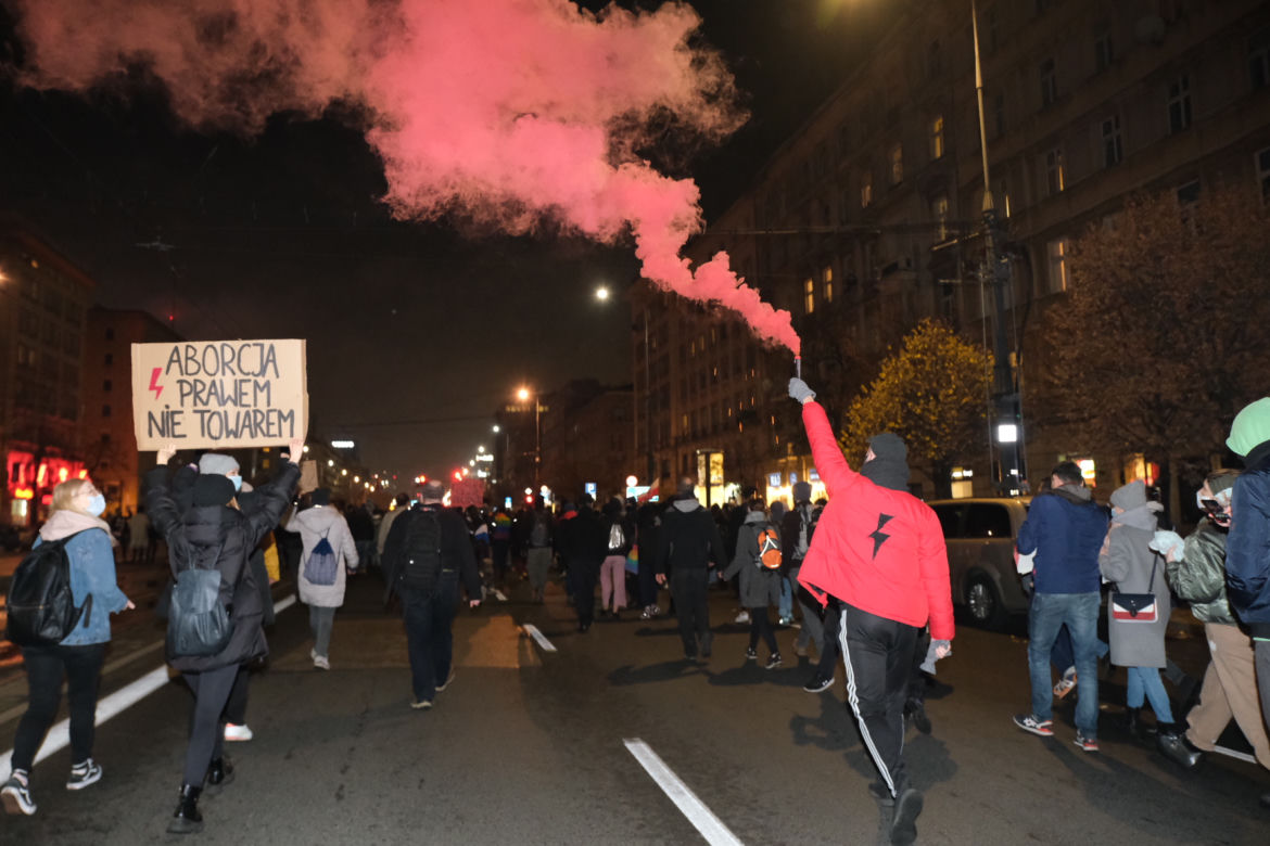Blokada Sejmu przez Ogólnopolski Strajk Kobiet