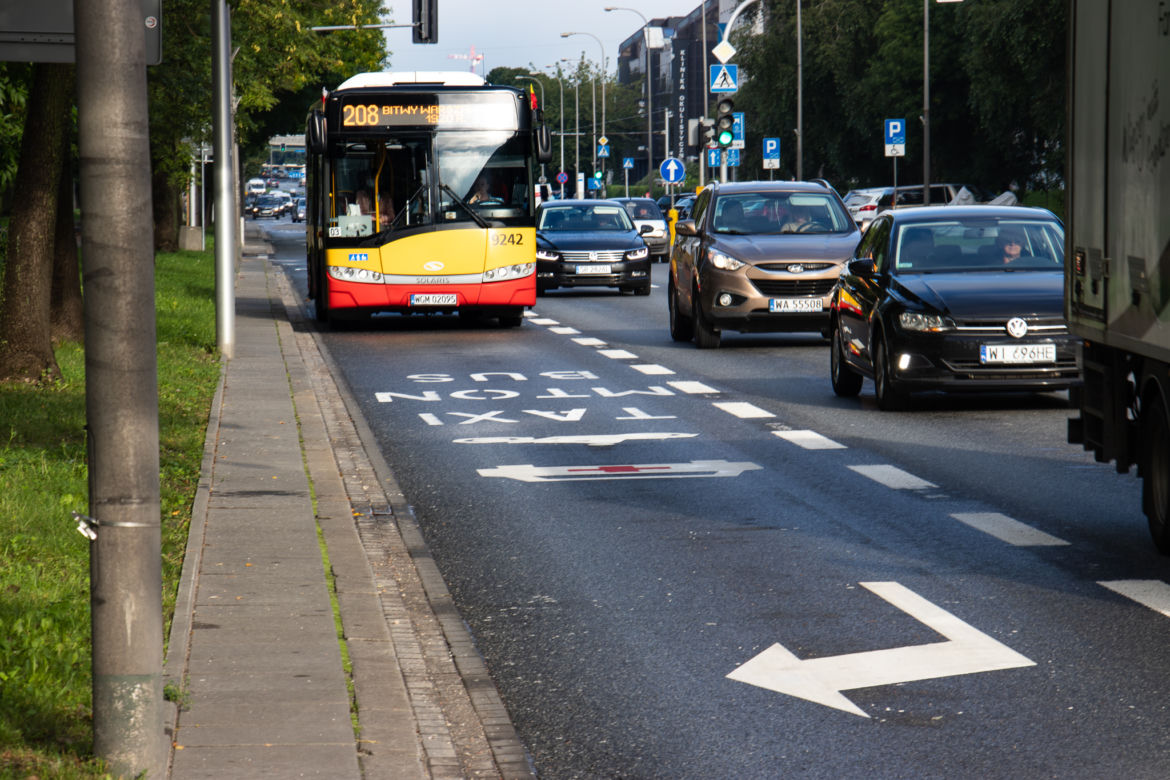 Wysyp bus pasów w stolicy