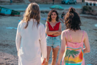 Felicita. Nowy serial w TVP1. Zośka (Laura Breszka), Oliwia (Klementyna Karnkowska),Giulia (Oriana Celentano)