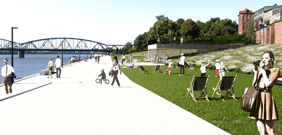 projekt zagospodarowania Bulwaru Filadelfijskiego w Toruniu