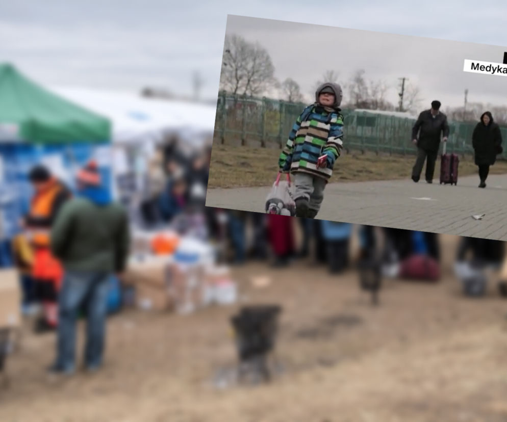Wzruszające sceny z Medyki. Mały, przepełniony łzami chłopiec przemierza przejście graniczne