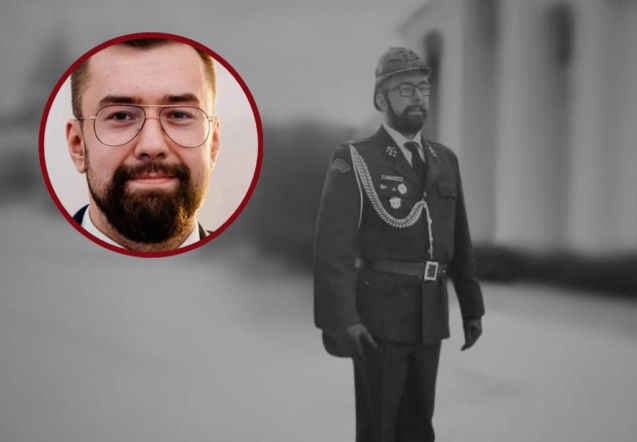 Konrad zasłabł podczas warty przy Grobie Pańskim. Zmarły strażak osierocił córeczkę i zostawił ciężarną żonę