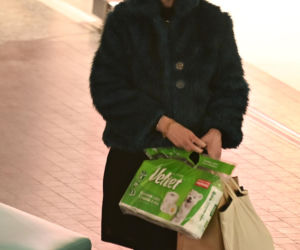 Agata Buzek na zakupach