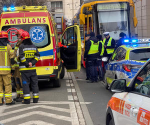 Zderzenie tramwajów i autobusu w Warszawie 18.11.2025