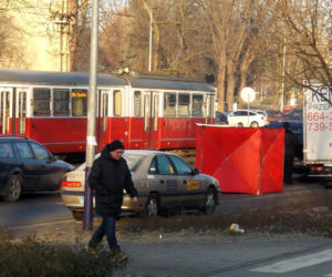 Kraków: Śmiertelny wypadek na przejściu dla pieszych, zginął mężczyzna
