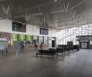 Wnętrze dworca Warszawa Gdańska