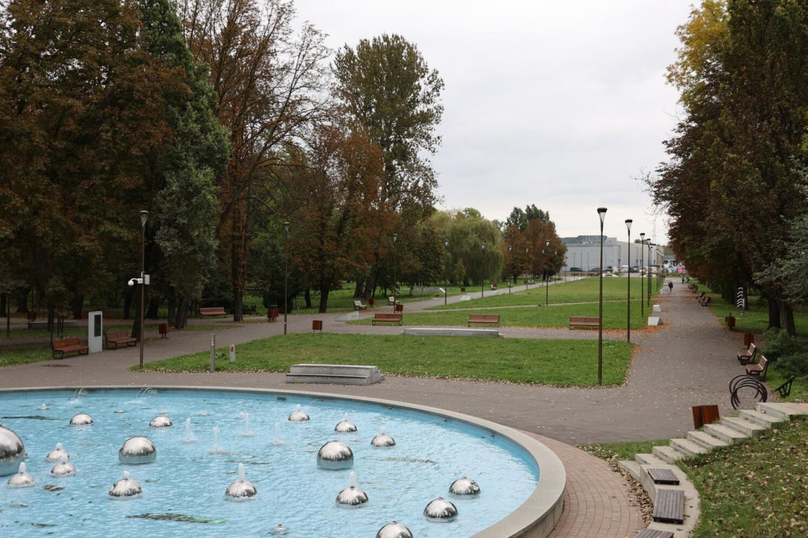 Początek jesieni w Parku Ludowym w Lublinie