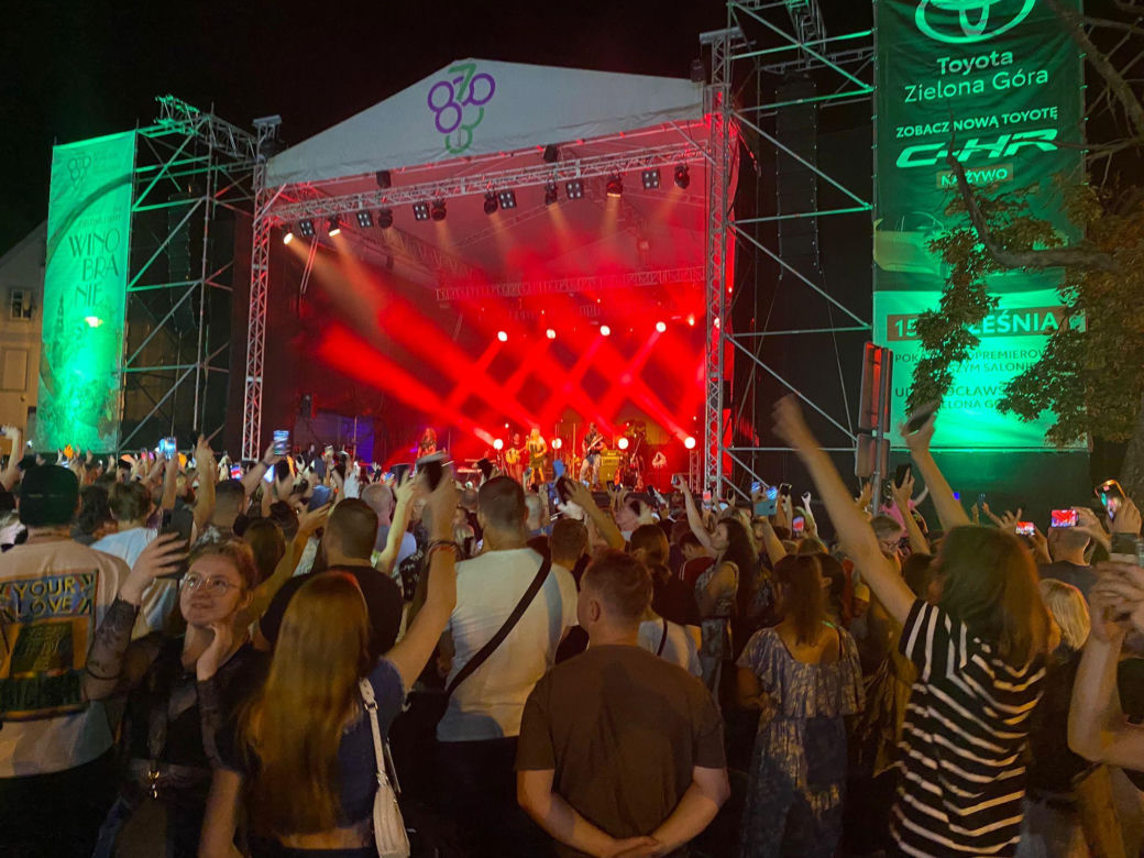 Koncert Maryli Rodowicz w Zielonej Górze podczas Winobrania 2023