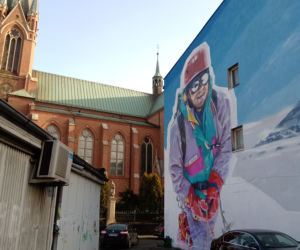 Mural z wizerunkiem Jerzego Kukuczki powstał w Katowicach. Himalaista upamiętniony w Bogucicach