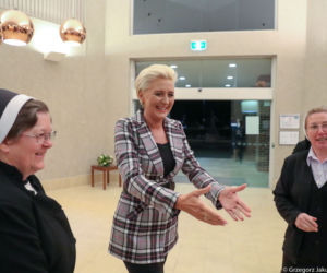 Agata Duda na wybiegu w Australii.