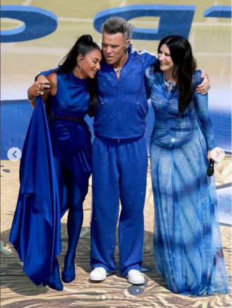 Robbie Williams i Nicole Scherzinger rozgrzali finał mundialu! Ich występ przejdzie do historii