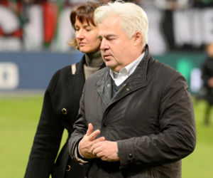 Legia - Zagłębie: Żona, brat i dzieci Jacka Magiery dziękują kibicom