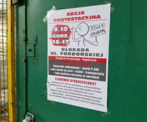 Mieszkańcy Siernieczka zablokowali ul. Fordońską