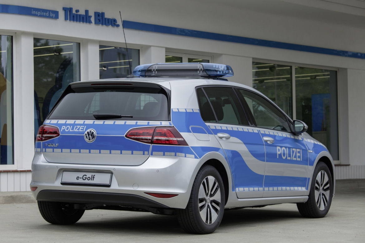 Radiowóz Volkswagen e-Golf 