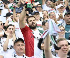 Legia Warszawa - Zagłębie Lubin: Zdjęcia kibiców