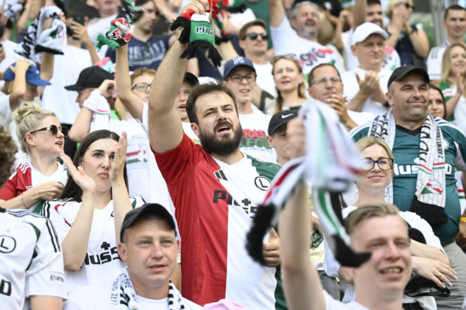Legia Warszawa - Zagłębie Lubin: Zdjęcia kibiców