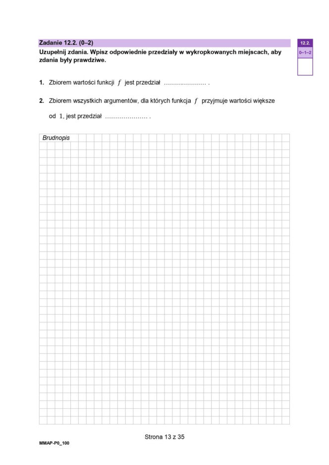 arkusz maturalny CKE - matematyka podstawowa