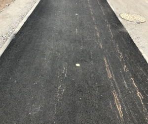 Rowerostrada świeci w nocy