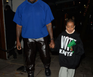 Kanye West i North West w bluzie wyborczej taty
