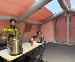 Punkt jest otwarty dla wszystkich, którzy w trudnych warunkach pogodowych potrzebują wsparcia