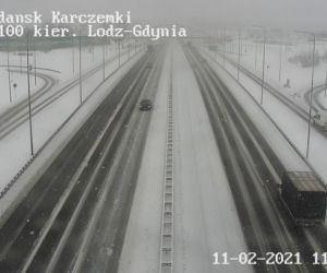 Śnieżyca w Trójmieście w czwartek 11.02.2021. Na drogach ślisko