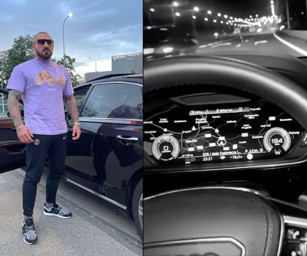 Kizo nagrywa, jak pędzi prawie 200 km/h