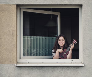 Gitarowy Rekord Guinnessa. Gitarzyści na balkonach