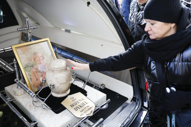 Pogrzeb Bożeny Dykiel