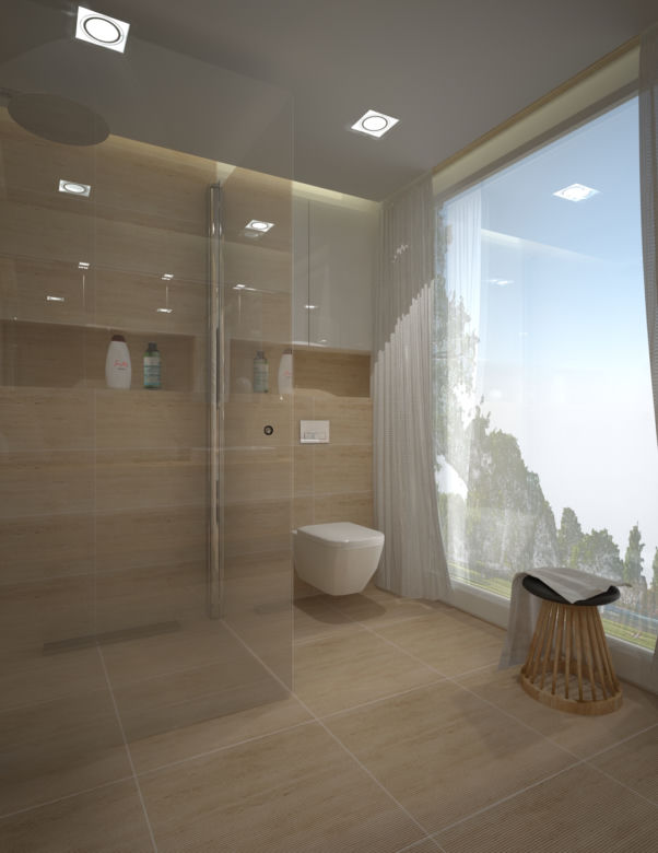 Projekt wnętrza domu w stylu Bauhaus zdjecie 13