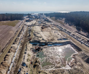Minister infrastruktury odwiedził przekop Mierzei Wiślanej