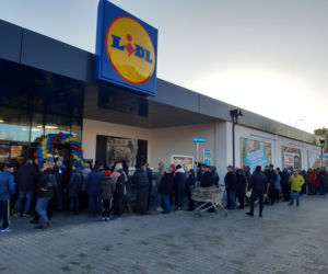 Białystok. Otwarcie nowego Lidla przy ul. Antoniuk Fabryczny