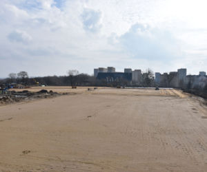 Budowa stadionu w Szczecinie - marzec 2020