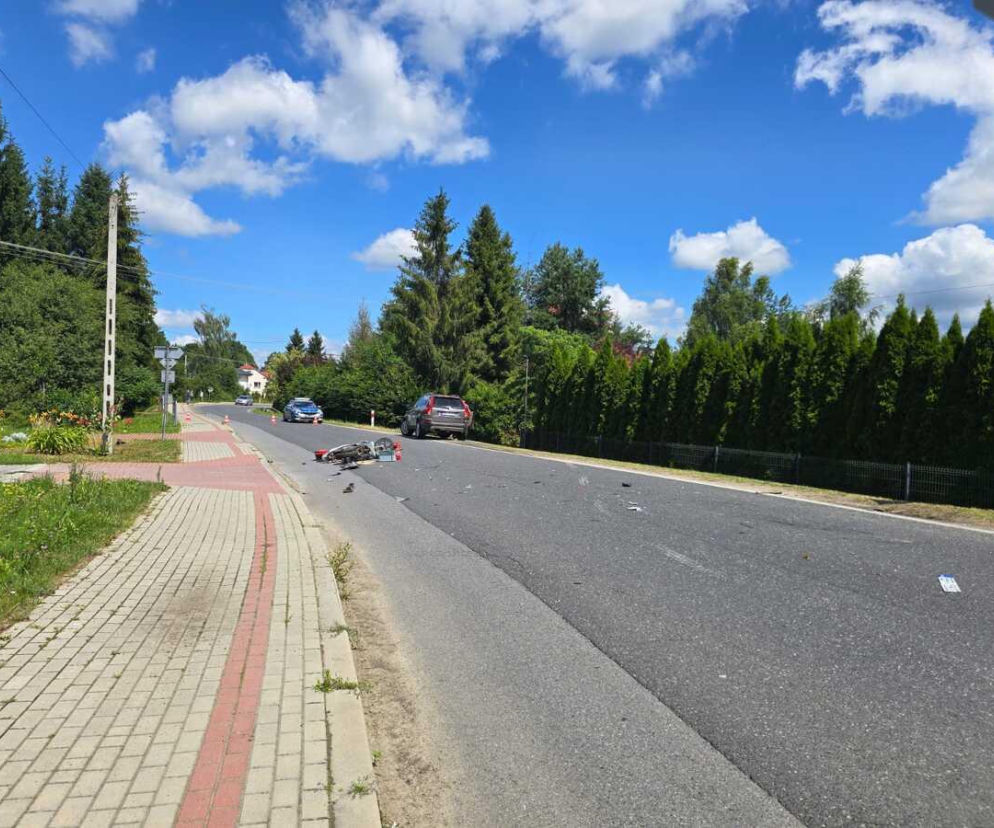 Śmiertelny wypadek w Humniskach. Nie żyje motorowerzysta