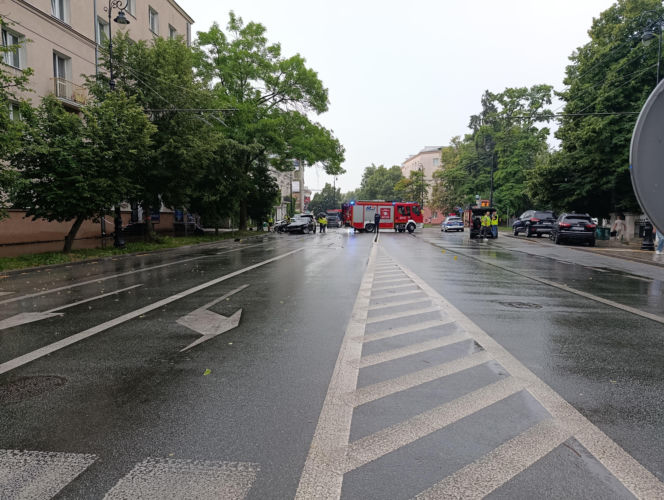 Śmiertelny wypadek w centrum Lublina. Jedna osoba nie żyje. Wiele jest rannych