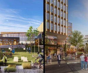 Nieaktualna już wizja zabudowy działki przy metrze Kabaty od WWAA i MOFO Architekci