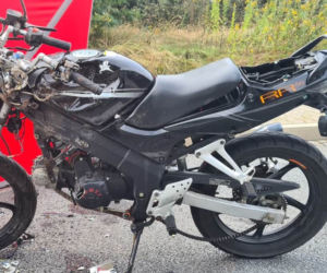 Śmiertelny wypadek w Krakowie. Motorowerzysta zginął na miejscu