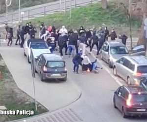 Ustawa kiboli w centrum miasta