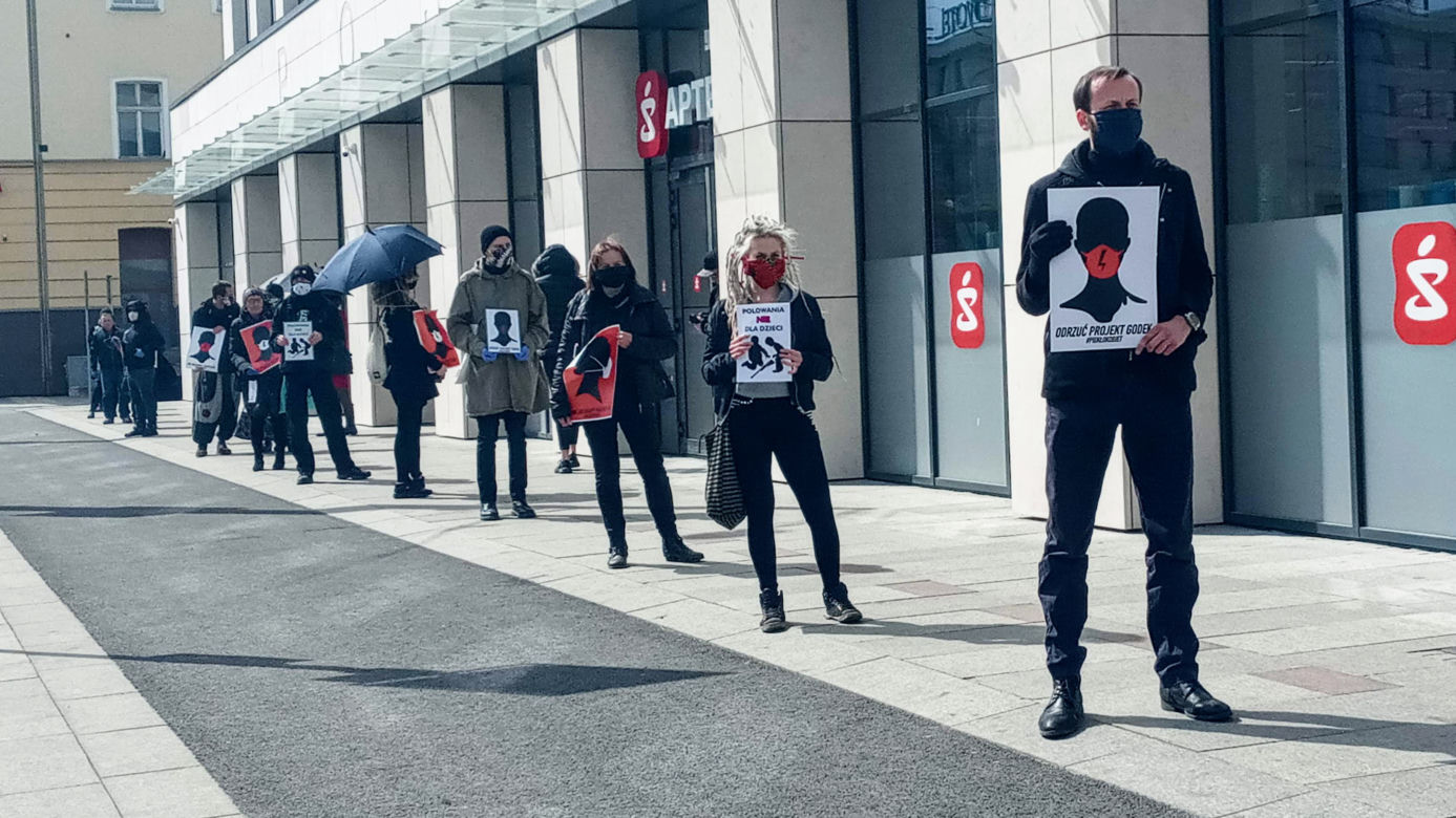 Czarny protest w Szczecinie