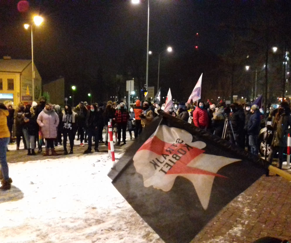 Strajk kobiet w Kielcach