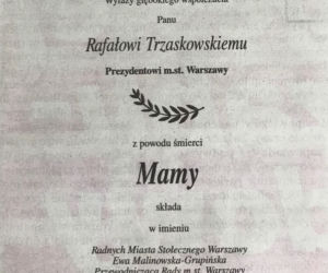 Trzaskowski nekrologi