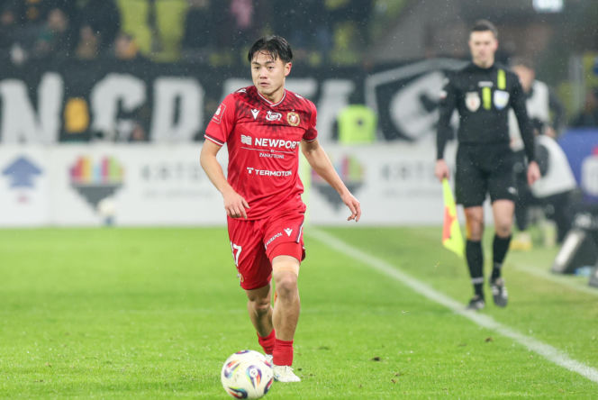 GKS Katowice - Widzew Łódź, zdjęcia kibiców z meczu 20. kolejki PKO BP Ekstraklasy